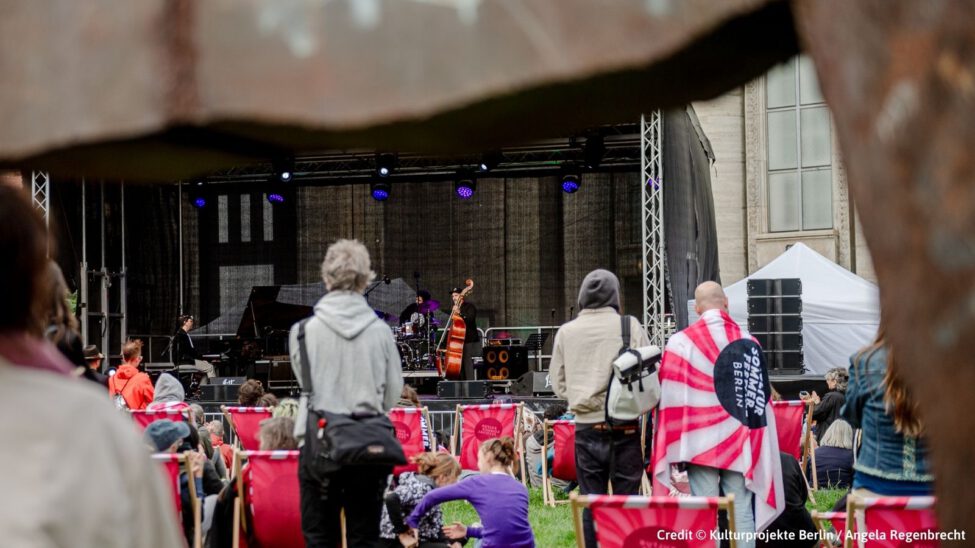 Kultursommerfestival GrünerSalonimGrünen Roma Trial Kultursommerfestival Kulturprojekte Berlin Dj Ipek // Ipek Ipekcioglu, Omer Klein Music, Ozan Ata Canani, Karaba und مهند نصر - Mohannad Nasser Nikos Chassirtzis